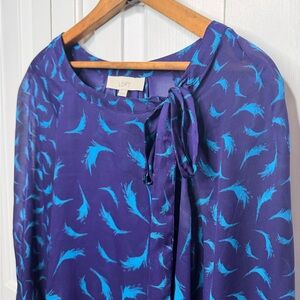 LOFT Birds of a Feather Blouse